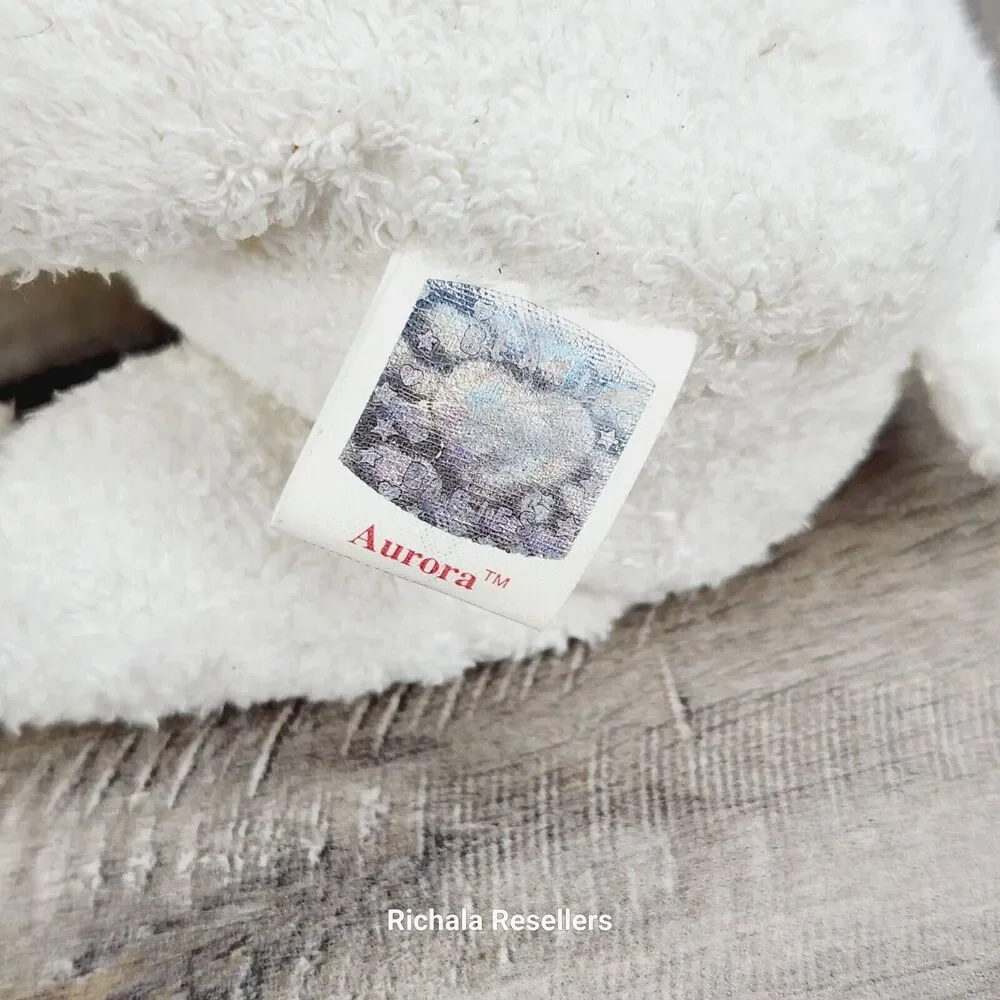 TY Beanie Babies Aurora the Polar Bear Plush 6
